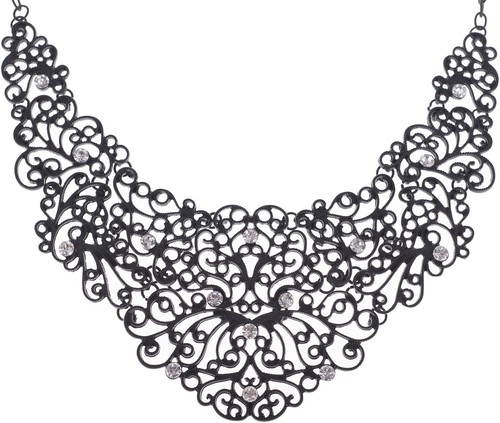 Schwarze vintage ornament - vintage,