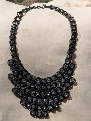 Statement gliederkette schwarz - gliederkette,