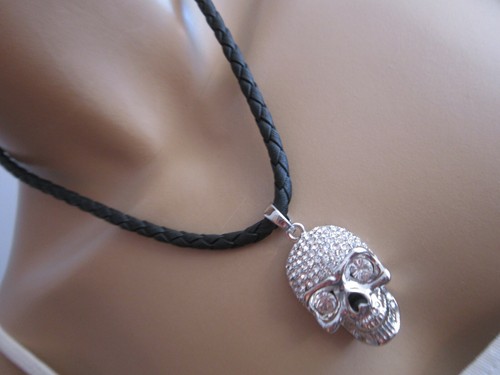 Strass collier hals kette - strass,