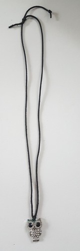 Kette mit eulen anhänger - mit, eulen-anhänger