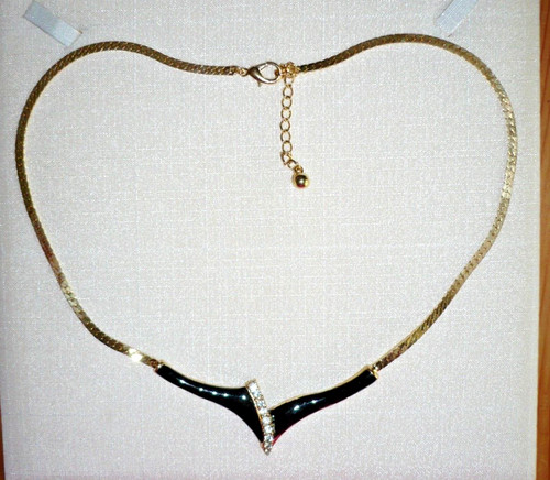 Elegante strass kette collier - elegante,