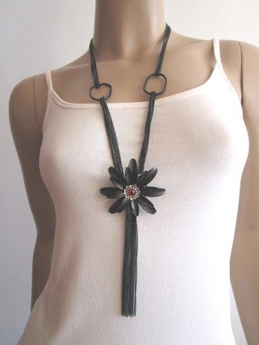 Modekette lang damen hals - lang,
