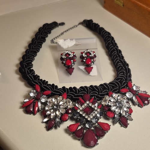 Halskette halsband ohrringe - halskette,