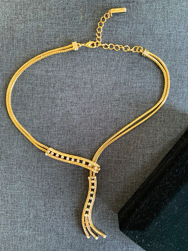 Collier vergoldet - ,
