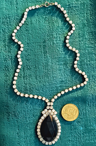 Edle strass halskette - edle, strass-halskette