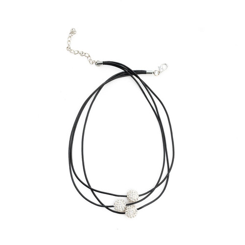 Damen halskette lederband - damen,